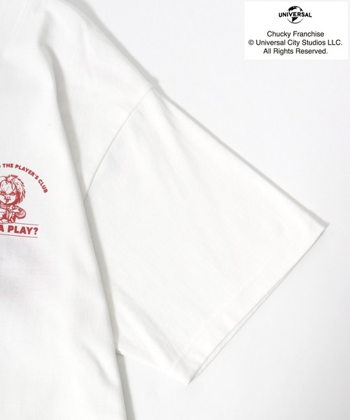MARUKAWA(マルカワ)の「2026SS Child's Play/チャイルドプレイ チャッキー プリント サガラ刺繍 半袖Tシャツ レディース メンズ(Tシャツ/カットソー・レディース・ホワイト系その他/ホワイト/チャコール/ブルー・L/M)」の22枚目の写真