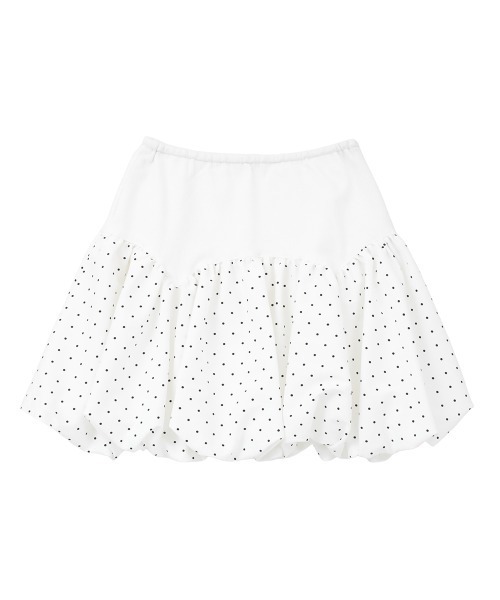 Candy Stripper(キャンディストリッパー)の「TINY DOT BALLOON スカート(スカート・レディース・グレー/オフホワイト/チャコール・FREE)」の21枚目の写真