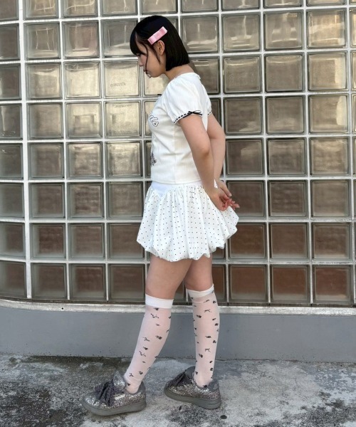 Candy Stripper(キャンディストリッパー)の「TINY DOT BALLOON スカート(スカート・レディース・グレー/オフホワイト/チャコール・FREE)」の14枚目の写真