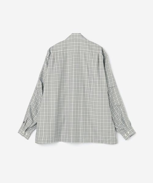 DAIWA PIER39（ダイワピア39）の「DAIWA PIER39 | TECH SPORTS OPEN COLLAR SHIRT L/S GREN PLAID MEN（シャツ/ブラウス・メンズ・ブラウン系その他/ライトグレー・L/S/M）」の5枚目の写真