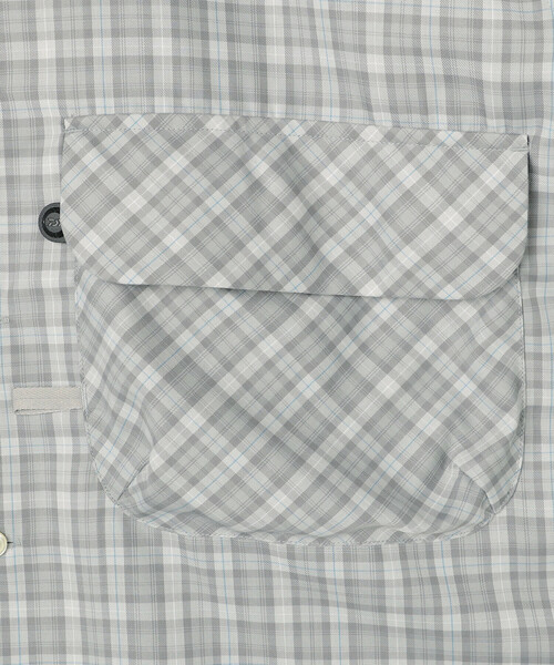 DAIWA PIER39（ダイワピア39）の「DAIWA PIER39 | TECH SPORTS OPEN COLLAR SHIRT L/S GREN PLAID MEN（シャツ/ブラウス・メンズ・ブラウン系その他/ライトグレー・L/S/M）」の10枚目の写真