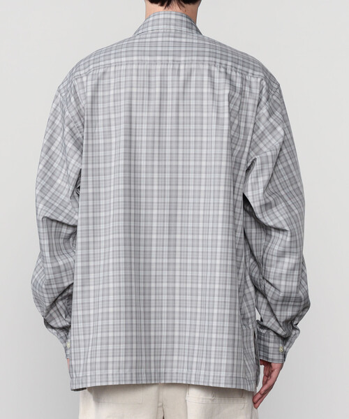 DAIWA PIER39（ダイワピア39）の「DAIWA PIER39 | TECH SPORTS OPEN COLLAR SHIRT L/S GREN PLAID MEN（シャツ/ブラウス・メンズ・ブラウン系その他/ライトグレー・L/S/M）」の15枚目の写真