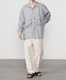 Bshop（ビショップ）の「DAIWA PIER39 | TECH SPORTS OPEN COLLAR SHIRT L/S GREN PLAID MEN（シャツ/ブラウス）」
