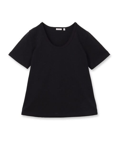 DRESSTERIOR（ドレステリア）の「【接触冷感/抗菌防臭/UVカット】クールデオドラント UネックTシャツ（Tシャツ/カットソー・レディース・ライトグレー/ホワイト/ブラック・36/34/38）」の19枚目の写真