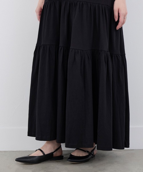 MICA&DEAL(マイカ&ディール)の「【WEB限定】ティアードカットワンピース(ワンピース・レディース・ブラック/サンドベージュ・FREE)」の11枚目の写真