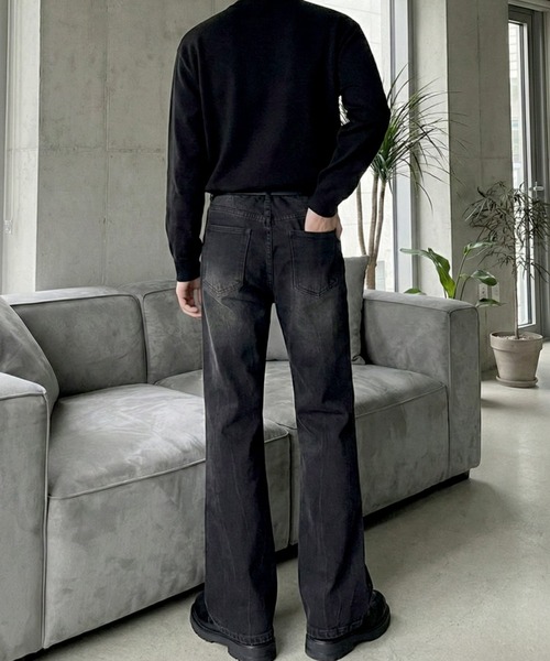 Otte(オッテ)の「レタリングロゴフレアデニム(デニムパンツ・メンズ・ブラック・LARGE/X-LARGE)」の12枚目の写真