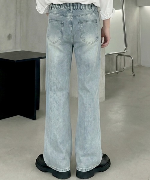 Otte(オッテ)の「レタリングロゴフレアデニム(デニムパンツ・メンズ・ブラック・LARGE/X-LARGE)」の9枚目の写真