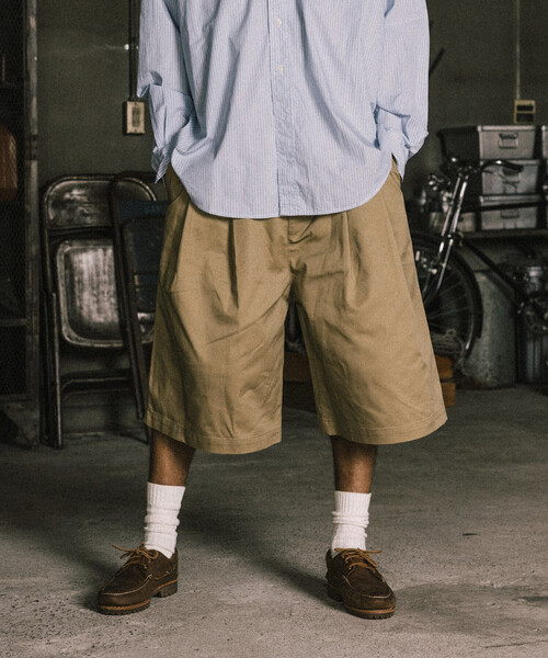 RED KAP/レッドキャップ 別注 2TUCK WIDE BAGGY SHORTS/2タック ワイド