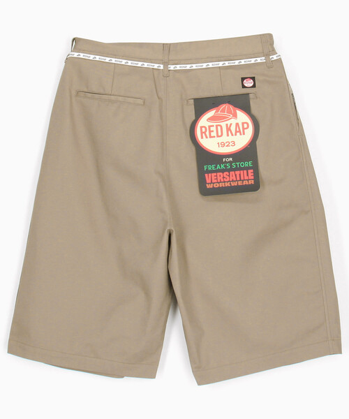 RED KAP(レッドキャップ)の「RED KAP/レッドキャップ 別注 2TUCK WIDE BAGGY SHORTS/2タック ワイド バギー ツイル ショーツ(その他パンツ・メンズ・ブラウン/ネイビー/ベージュ/チャコールグレー/オリーブ/ブラック・MEDIUM/SMALL/LARGE)」の18枚目の写真