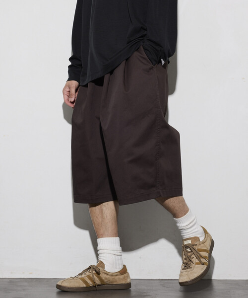 RED KAP(レッドキャップ)の「RED KAP/レッドキャップ 別注 2TUCK WIDE BAGGY SHORTS/2タック ワイド バギー ツイル ショーツ(その他パンツ・メンズ・ブラウン/ネイビー/ベージュ/チャコールグレー/オリーブ/ブラック・MEDIUM/SMALL/LARGE)」の13枚目の写真