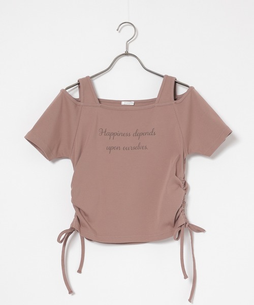 Honeys(ハニーズ)の「タンクレイヤードトップス(Tシャツ/カットソー・レディース・ブラック/モカ/ダークブルー/ホワイト・L/M/S)」の20枚目の写真