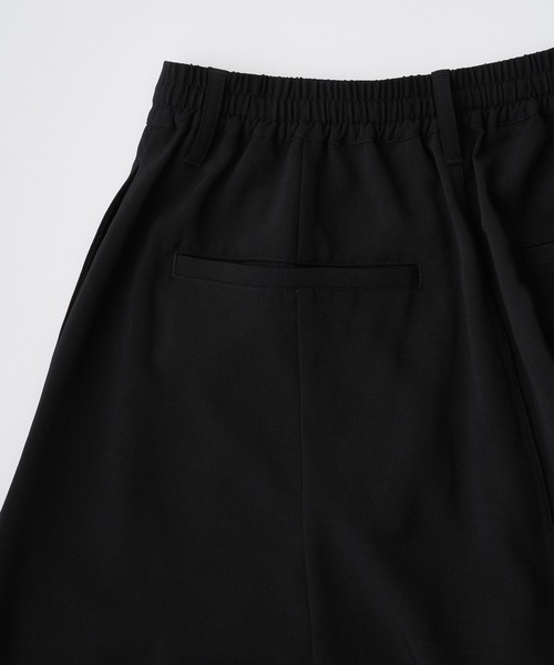 ADAM PATEK(アダムパテック)の「ADAMPATEK/twill wide easy shorts/ドライツイルワイドショートパンツ(AP2618035)(その他パンツ・レディース・ブラック/グレー・1/2)」の12枚目の写真
