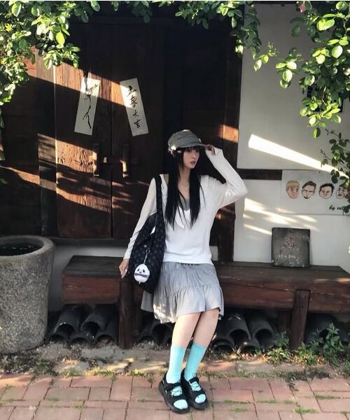 KHIHO（キホ）の「リボナプラットフォームサンダル 2カラー（サンダル・レディース・ブラック/ホワイト・23cm/23.5cm/24cm/24.5cm/25cm）」の20枚目の写真