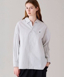 Gymphlex Cotton Stripe L/S Tunic Shirt（ジムフレックス コットン ストライプ 長袖チュニックシャツ）