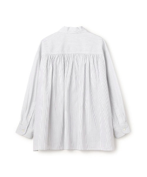 Kinetics(キネティクス)の「Gymphlex Cotton Stripe L/S Tunic Shirt(ジムフレックス コットン ストライプ 長袖チュニックシャツ)(シャツ/ブラウス・レディース・ホワイト系・X-LARGE)」の3枚目の写真