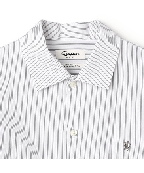 Kinetics(キネティクス)の「Gymphlex Cotton Stripe L/S Tunic Shirt(ジムフレックス コットン ストライプ 長袖チュニックシャツ)(シャツ/ブラウス・レディース・ホワイト系・X-LARGE)」の4枚目の写真