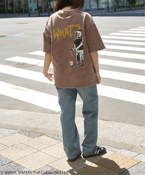 VENCEEXCHANGE(ヴァンスエクスチェンジ)の「Banksy バンクシー Whatever Boy スノーウォッシュTシャツ(Tシャツ/カットソー・メンズ・ブラック/グレー/ブラウン・M/L/LL)」の10枚目の写真