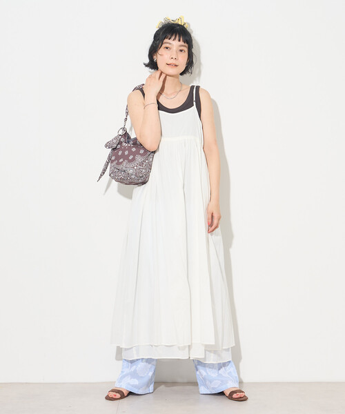 FREAK'S STORE(フリークスストア)の「【Beach & Festival】バンダナ柄 チャーム付き バケツバッグ(ショルダーバッグ・レディース・レッド/ブラウン/ブラック・ONE SIZE)」の17枚目の写真