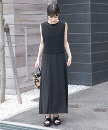 ITEMS URBANRESEARCH | ニットベストセットノースリーブワンピース(ワンピース)