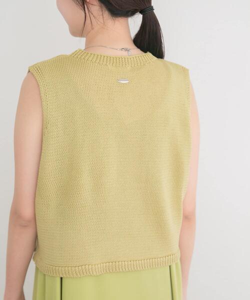 ITEMS URBANRESEARCH(アイテムズ アーバンリサーチ)の「ニットベストセットノースリーブワンピース(ワンピース・レディース・ブラック/イエロー系その他/ベージュ・FREE)」の21枚目の写真