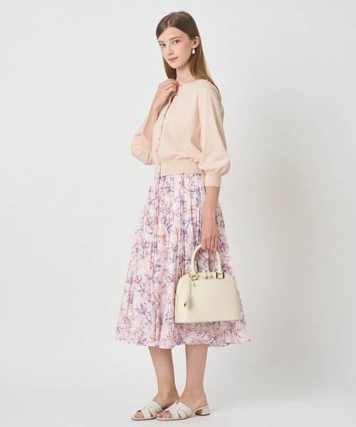 ANAYI(アナイ)の「Coral プリントローンプリーツ スカート〈セットアップ対応商品〉(スカート・レディース・ブルー/ピンク・38/36/34)」の15枚目の写真