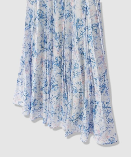 ANAYI(アナイ)の「Coral プリントローンプリーツ スカート〈セットアップ対応商品〉(スカート・レディース・ブルー/ピンク・38/36/34)」の11枚目の写真