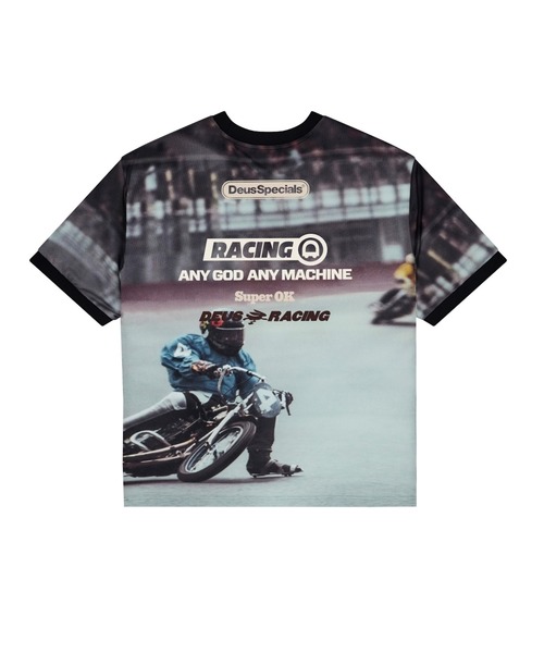 DEUS EX MACHINA(デウスエクスマキナ)の「ENDURO PHOTO SS JERSEY(Tシャツ/カットソー・メンズ・ブルー/ブラウン・M/L)」の8枚目の写真