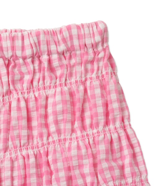 atmos pink(アトモスピンク)の「atmos pink Gingham Check Short Pants / アトモス ピンク ギンガム チェック ショート パンツ(その他パンツ・レディース・ブラック/ピンク・FREE)」の3枚目の写真