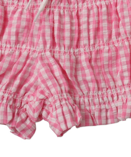 atmos pink(アトモスピンク)の「atmos pink Gingham Check Short Pants / アトモス ピンク ギンガム チェック ショート パンツ(その他パンツ・レディース・ブラック/ピンク・FREE)」の4枚目の写真