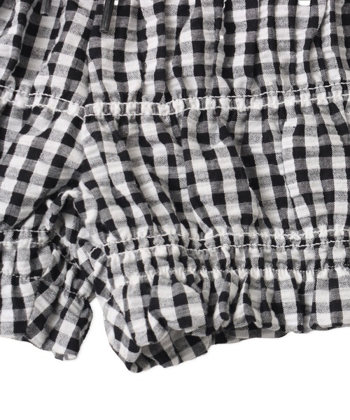 atmos pink(アトモスピンク)の「atmos pink Gingham Check Short Pants / アトモス ピンク ギンガム チェック ショート パンツ(その他パンツ・レディース・ブラック/ピンク・FREE)」の7枚目の写真