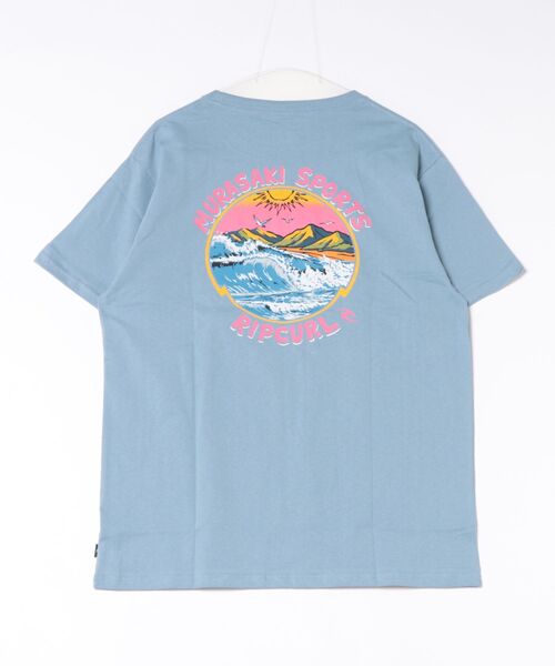 ムラサキスポーツ(ムラサキスポーツ)の「【ムラサキスポーツ限定】MURASAKI ムラサキ × RIPCURL リップカール 半袖 Tシャツ コラボレーション M RCM6S-2101(Tシャツ/カットソー・メンズ・ホワイト/ブラック/グレイッシュブルー・M/L/XL)」の22枚目の写真