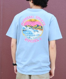 【ムラサキスポーツ限定】MURASAKI ムラサキ × RIPCURL リップカール 半袖 Tシャツ コラボレーション M RCM6S-2101