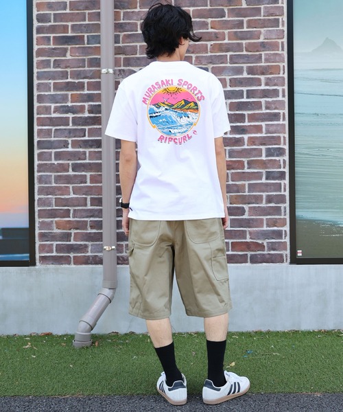 ムラサキスポーツ(ムラサキスポーツ)の「【ムラサキスポーツ限定】MURASAKI ムラサキ × RIPCURL リップカール 半袖 Tシャツ コラボレーション M RCM6S-2101(Tシャツ/カットソー・メンズ・ホワイト/ブラック/グレイッシュブルー・M/L/XL)」の7枚目の写真