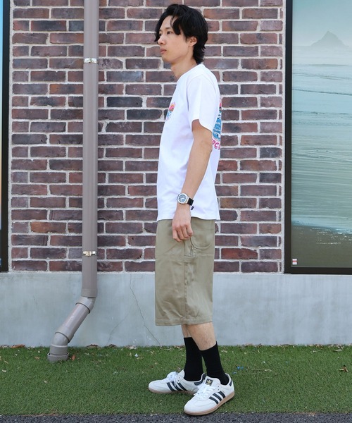 ムラサキスポーツ(ムラサキスポーツ)の「【ムラサキスポーツ限定】MURASAKI ムラサキ × RIPCURL リップカール 半袖 Tシャツ コラボレーション M RCM6S-2101(Tシャツ/カットソー・メンズ・ホワイト/ブラック/グレイッシュブルー・M/L/XL)」の8枚目の写真