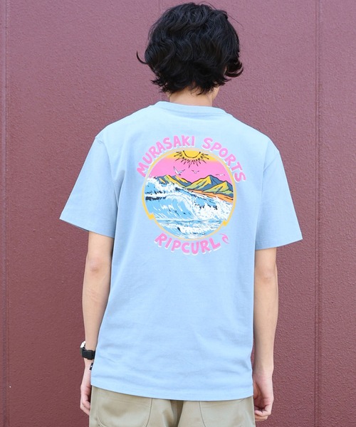 ムラサキスポーツ(ムラサキスポーツ)の「【ムラサキスポーツ限定】MURASAKI ムラサキ × RIPCURL リップカール 半袖 Tシャツ コラボレーション M RCM6S-2101(Tシャツ/カットソー・メンズ・ホワイト/ブラック/グレイッシュブルー・M/L/XL)」の17枚目の写真