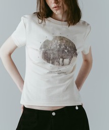 studded compact tee