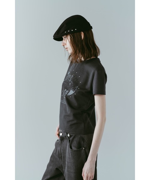 Knuth Marf(クヌースマーフ)の「studded compact tee(Tシャツ/カットソー・レディース・アイボリー/ブルー/チャコール・FREE)」の20枚目の写真