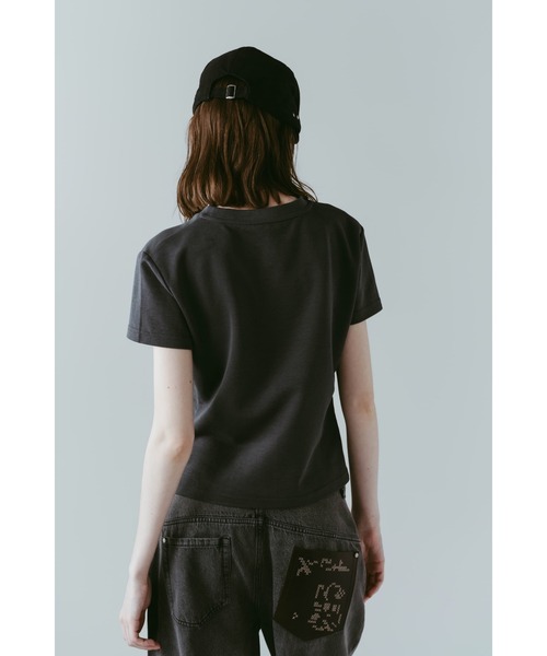 Knuth Marf(クヌースマーフ)の「studded compact tee(Tシャツ/カットソー・レディース・アイボリー/ブルー/チャコール・FREE)」の21枚目の写真