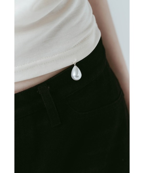 Knuth Marf(クヌースマーフ)の「studded compact tee(Tシャツ/カットソー・レディース・アイボリー/ブルー/チャコール・FREE)」の11枚目の写真