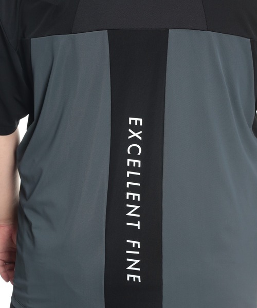 EXCELLENT FINE（エクセレント ファイン）の「ポロシャツ 半袖 メンズ 大きいサイズ 鹿の子 ポケット 切り替え シャツ EXCELLENT FINE (エクセレントファイン)（ポロシャツ・メンズ・ブラック/ネイビー・X2(4L～5L)/X3(6L～7L)/X1(3L～4L)/X4(8L～9L)）」の13枚目の写真