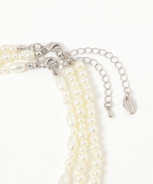 LOWRYS FARM(ローリーズファーム)の「3レンLONGネックレス 685006(ネックレス・レディース・アイボリー/シルバー・FREE)」の6枚目の写真