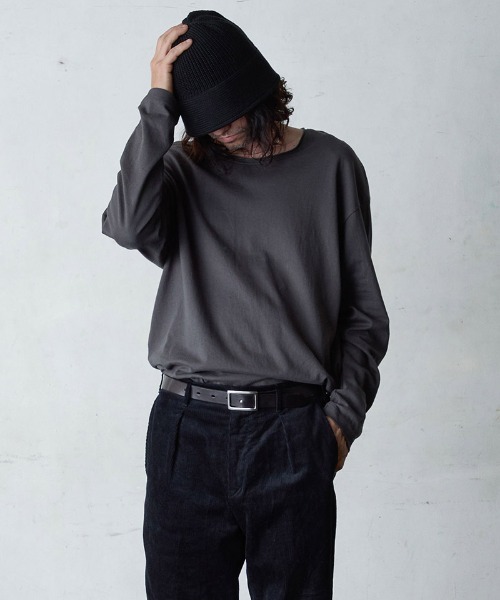EGO TRIPPING(エゴトリッピング)の「mlt5728-LONG CHILL カットソー(666555)(Tシャツ/カットソー・メンズ・ブラック/チャコール/ホワイト・46/48)」の8枚目の写真