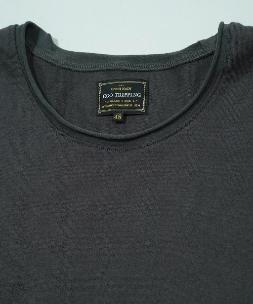 EGO TRIPPING(エゴトリッピング)の「mlt5728-LONG CHILL カットソー(666555)(Tシャツ/カットソー・メンズ・ブラック/チャコール/ホワイト・46/48)」の14枚目の写真