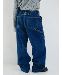 PLZPROJECT（プリーズプロジェクト）の「CINCH-BACK DENIM PANTS, MEDIUM BLUE（デニムパンツ）」