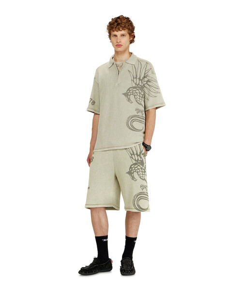 DIESEL（ディーゼル）の「メンズ ポロシャツ T-ERRY-ZIP（ポロシャツ・メンズ・ブラック系その他・X-LARGE/MEDIUM/SMALL/LARGE）」の3枚目の写真