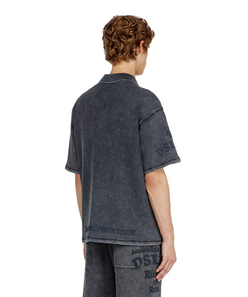 DIESEL（ディーゼル）の「メンズ ポロシャツ T-ERRY-ZIP（ポロシャツ・メンズ・ブラック系その他・X-LARGE/MEDIUM/SMALL/LARGE）」の6枚目の写真