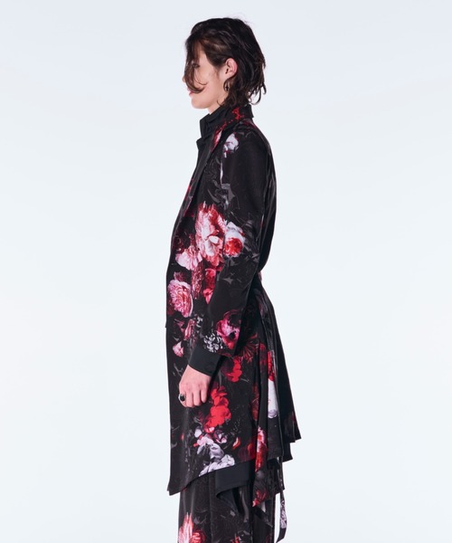 kiryuyrik（キリュウキリュウ）の「kiryuyrik/キリュウキリュウ/Flare Jacket（チェスターコート・メンズ・ブラック/ホワイト・LARGE/MEDIUM/SMALL）」の9枚目の写真