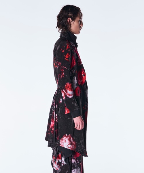 kiryuyrik（キリュウキリュウ）の「kiryuyrik/キリュウキリュウ/Flare Jacket（チェスターコート・メンズ・ブラック/ホワイト・LARGE/MEDIUM/SMALL）」の7枚目の写真