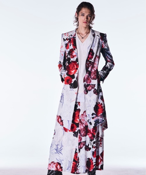 kiryuyrik（キリュウキリュウ）の「kiryuyrik/キリュウキリュウ/Flare Jacket（チェスターコート・メンズ・ブラック/ホワイト・LARGE/MEDIUM/SMALL）」の6枚目の写真