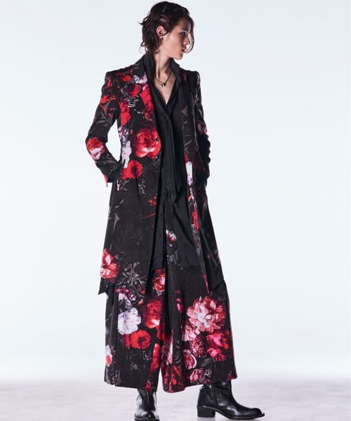 kiryuyrik（キリュウキリュウ）の「kiryuyrik/キリュウキリュウ/Flare Jacket（チェスターコート・メンズ・ブラック/ホワイト・LARGE/MEDIUM/SMALL）」の10枚目の写真